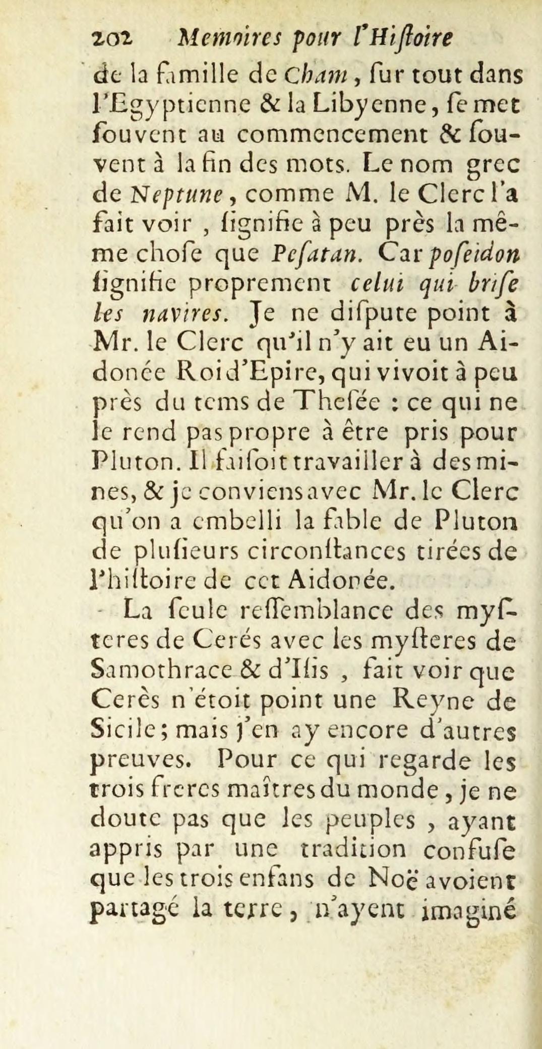 Faded scan of Trévoux from 1703, page 202