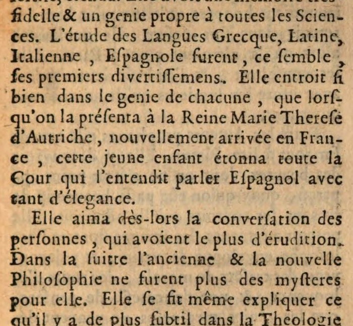 Trévoux clipping: abbess of Fontevrault (C003)