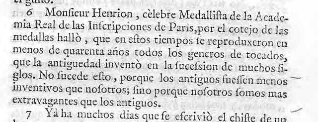 Feijoo clipping: fashions (borderline) (C038)