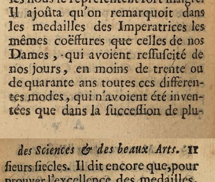 Trévoux clipping: fashions (borderline) (C038)