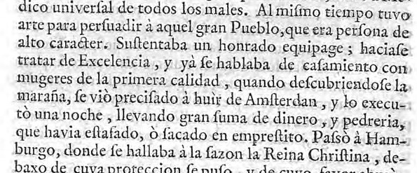Feijoo clipping: the cavalier Borri (O153)