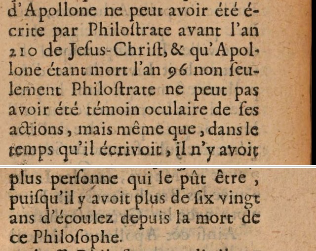 Du Pin clipping: Apollonius of Tyana (O526)
